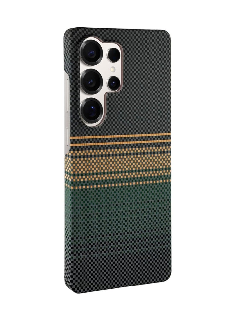 Adando Compatible with Samsung Galaxy S26 Ultra Case, Ultra-Thin and Lightweight, Semi-Enclosed Frameless, Slim Carbon Fiber, Case for Samsung S26 Ultra Shockproof Strong Magnetic Cover, Wireless Charging (Green) - Image 1